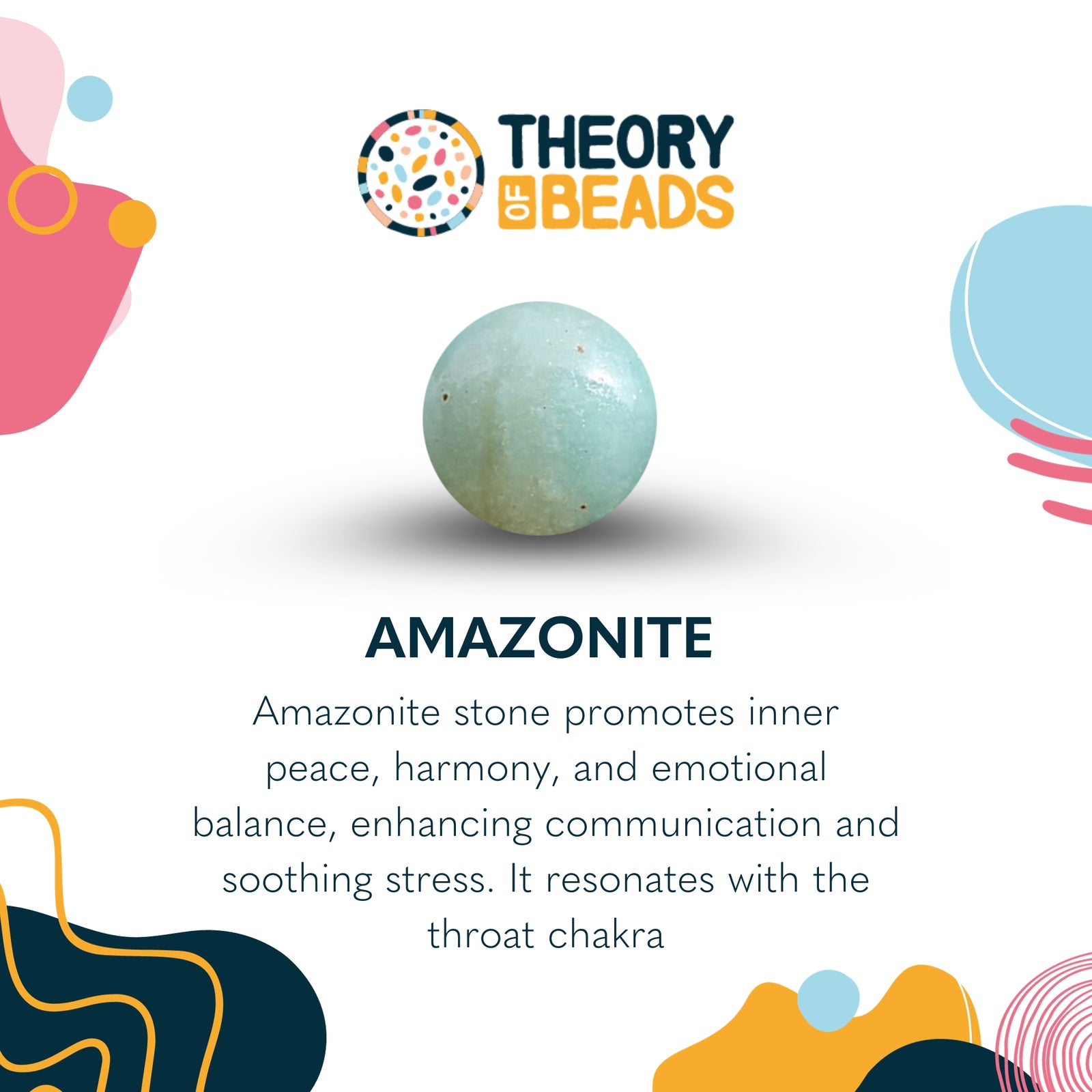 Healing Blue Amazonite Stone Bracelet