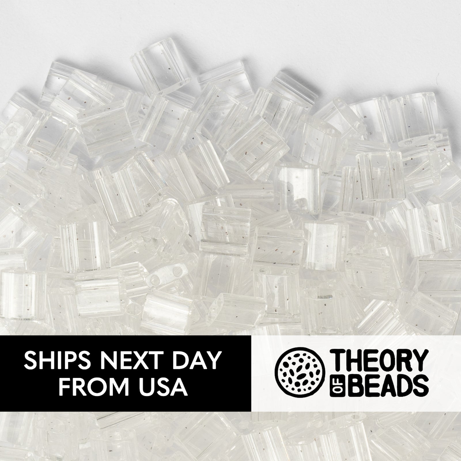 Crystal White Whole Tila Beads