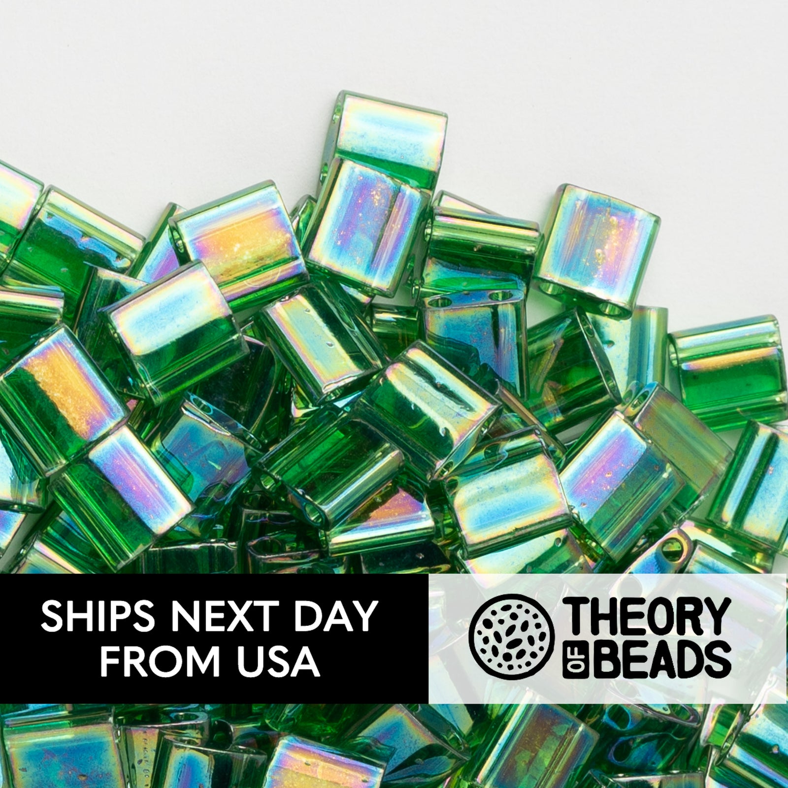 Fantasy Green Whole Miyuki Tila Beads