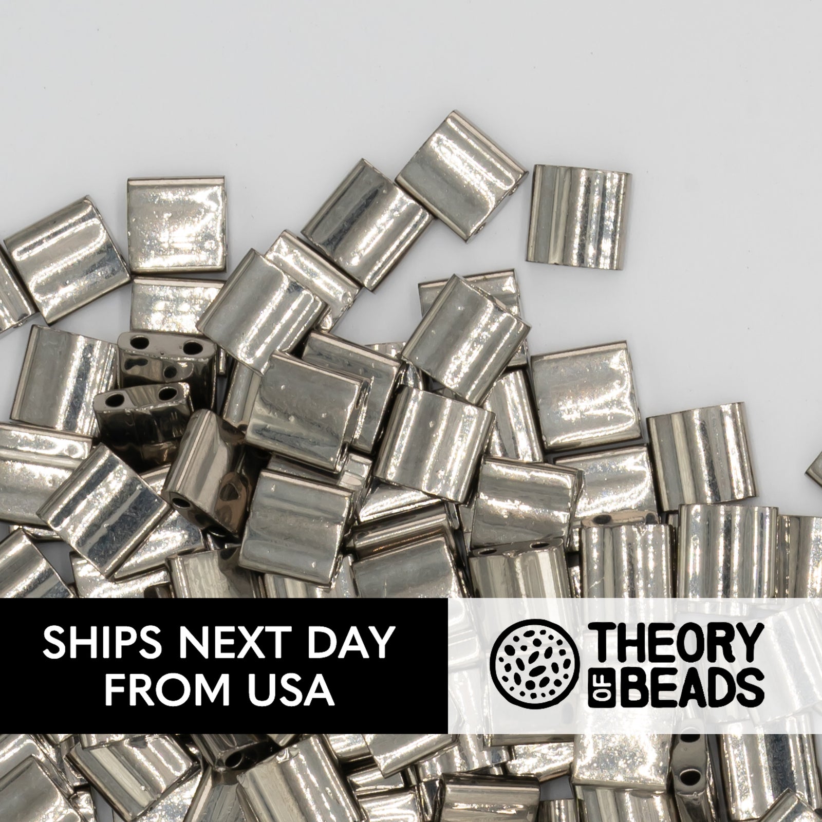 Metallic Nickle Whole Miyuki Tila Beads