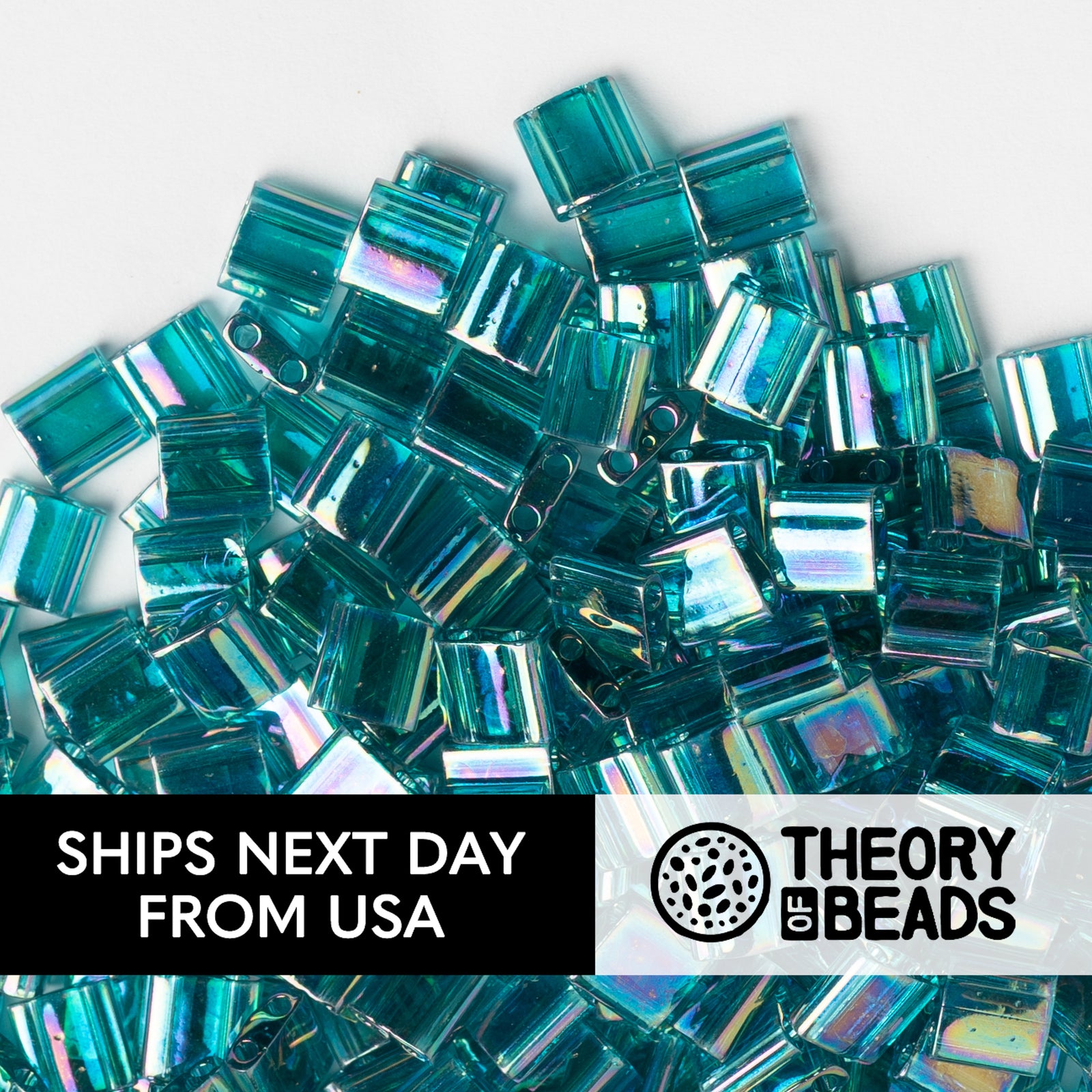 Fantasy Teal Whole Miyuki Tila Beads