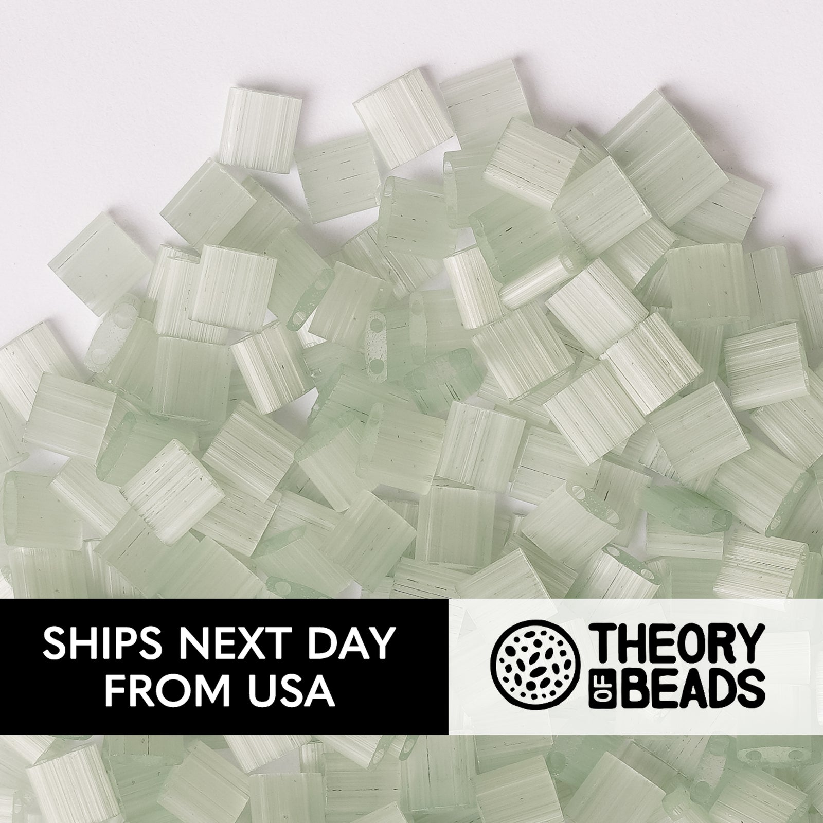 Silky Cool Green Whole Miyuki Tila Beads