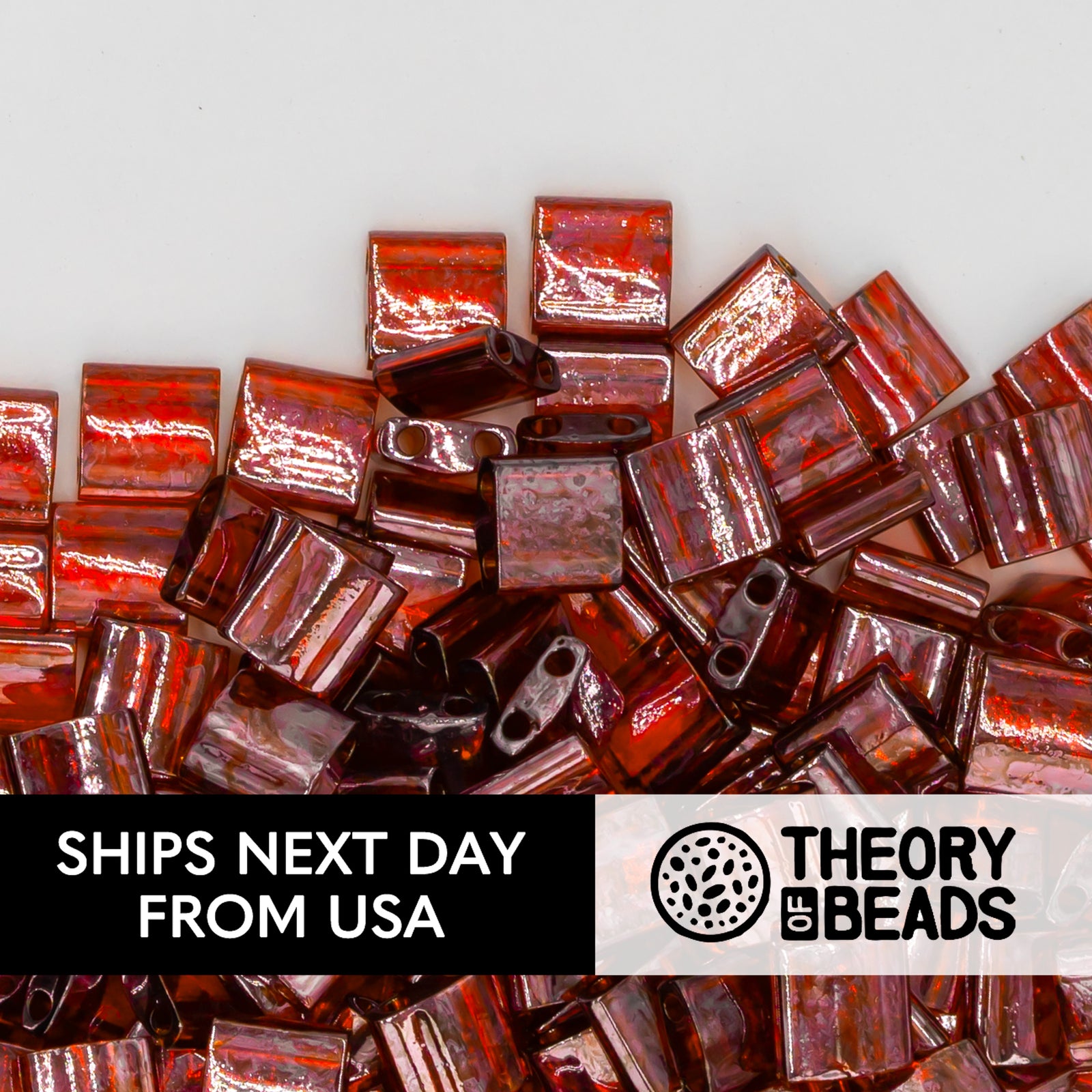 Metallic Garnet Gold Luster Whole Miyuki Tila Beads