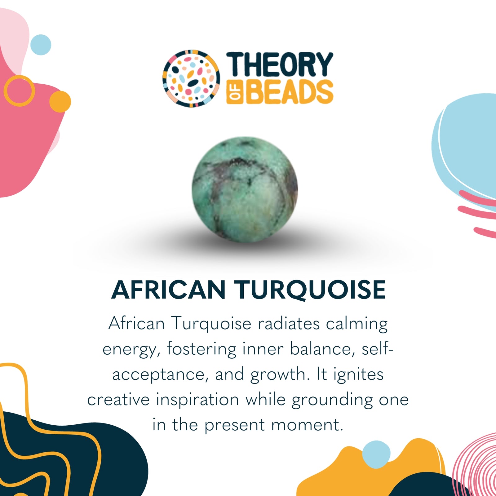 African Jasper Stone Beaded Bracelet