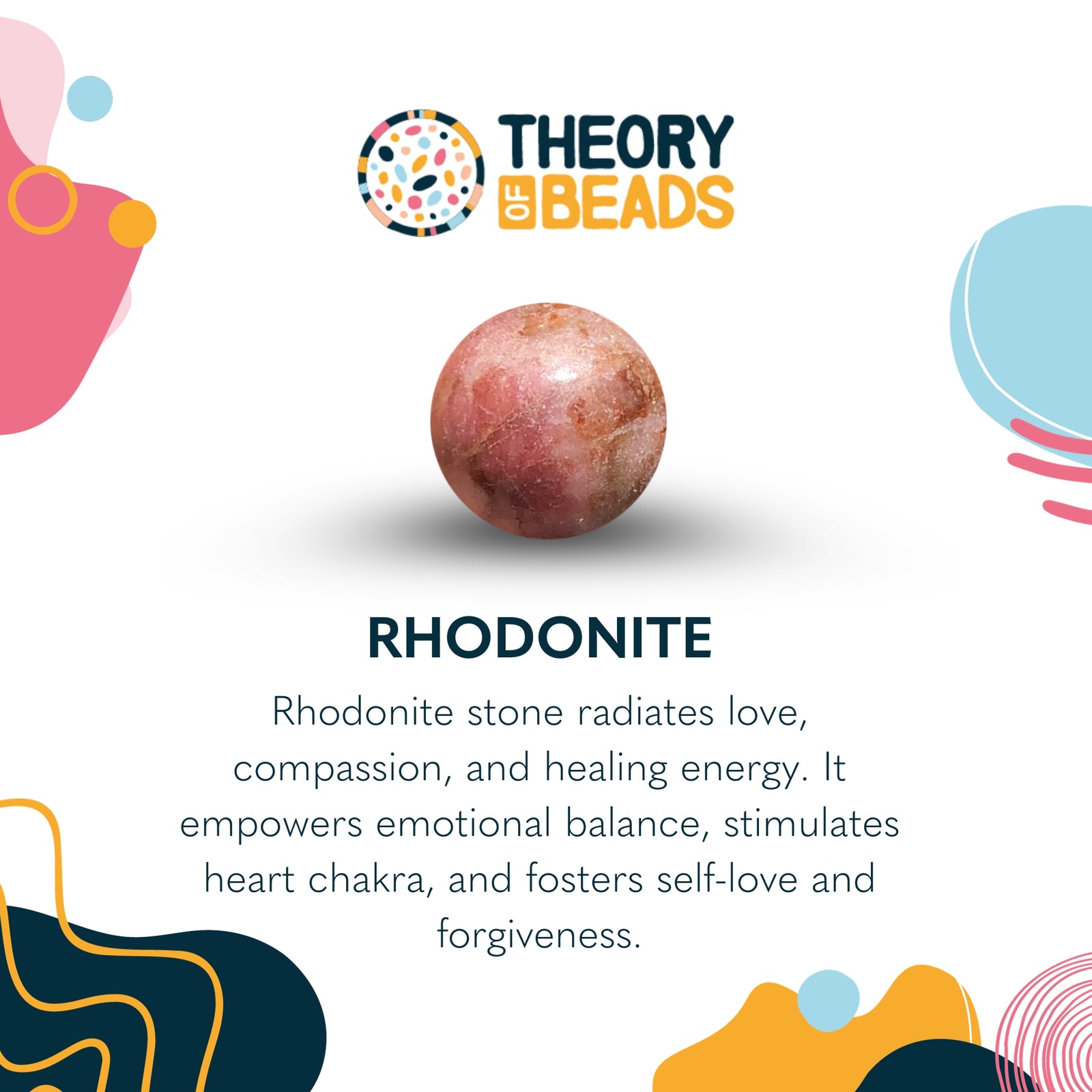 Pink and Gold Rhodonite Bracelet