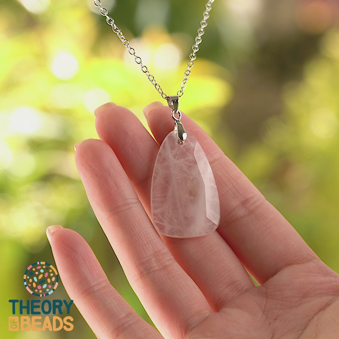 Love Rose Quartz Necklace