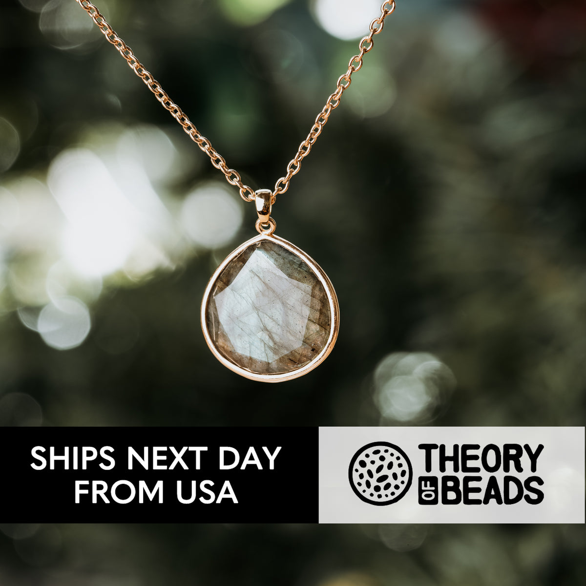 Statement Labradorite Pendant Necklace