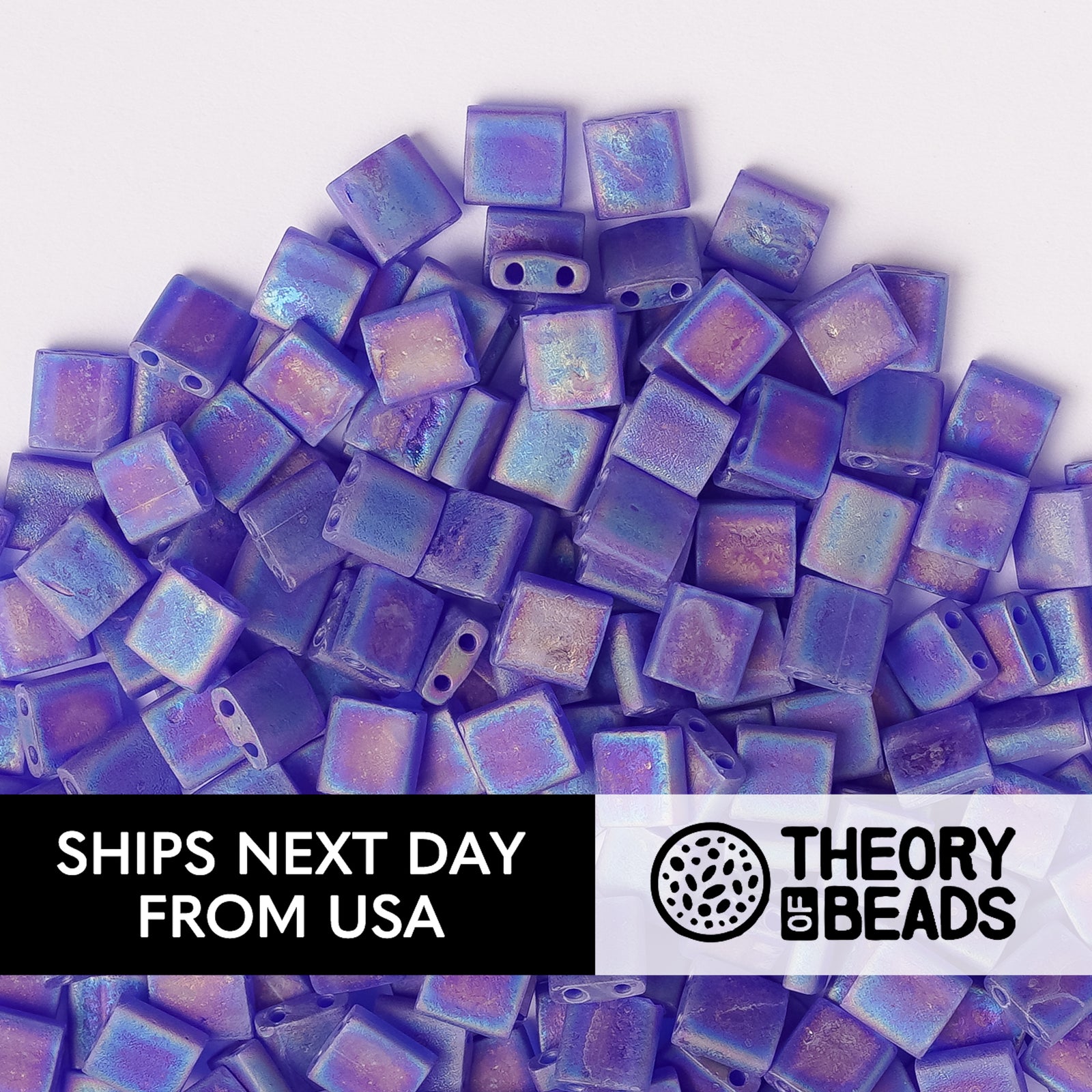 Meteorites Rainbow Cobalt Whole Miyuki Tila Beads