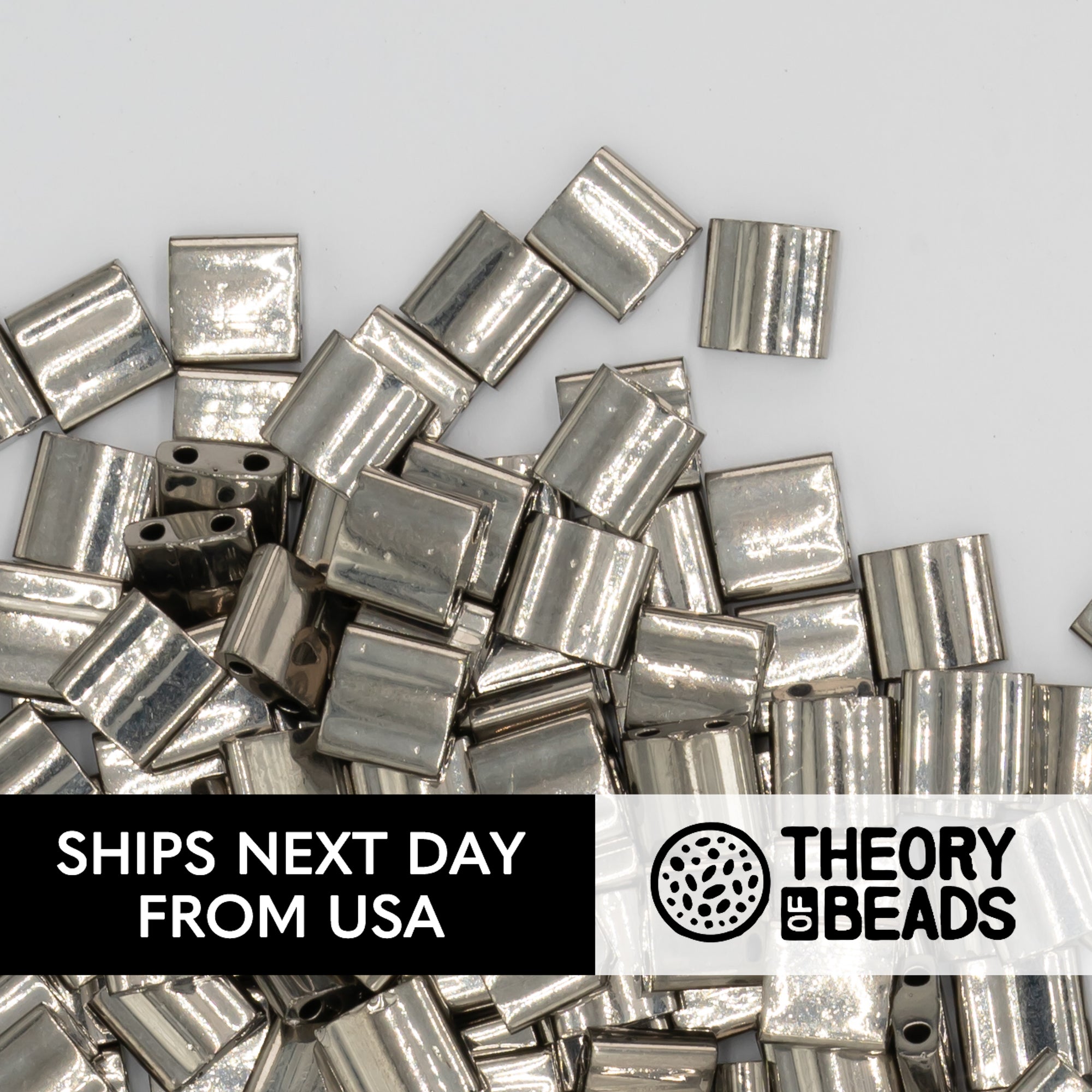 Metallic Nickle Whole Miyuki Tila Beads