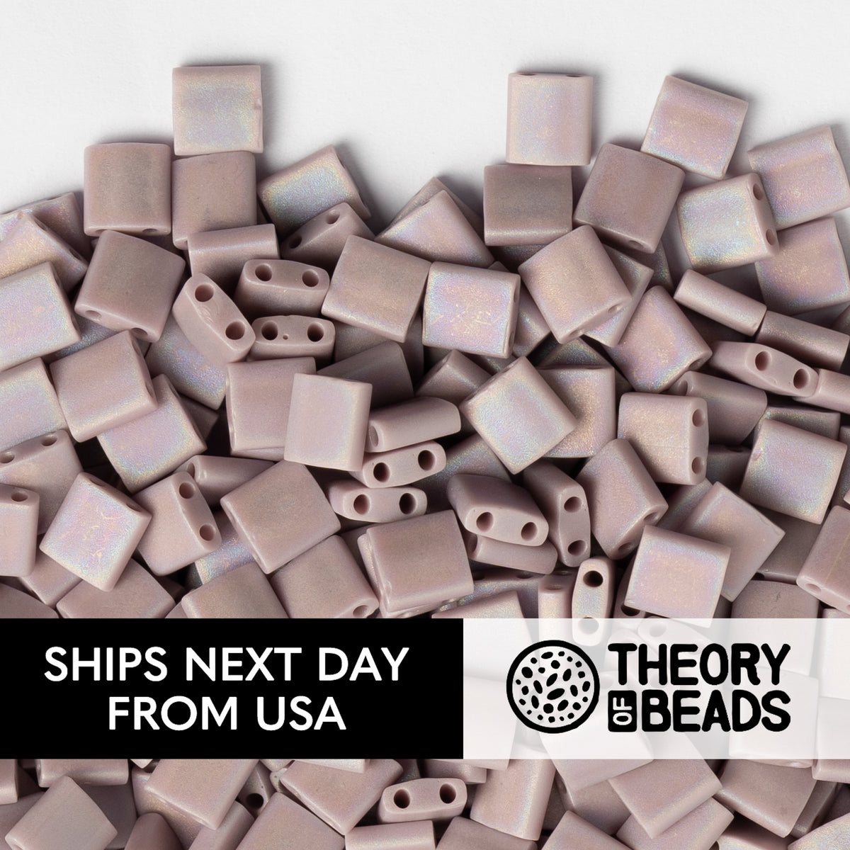 Meteorites Frosted Lavander Whole Miyuki Tila Beads