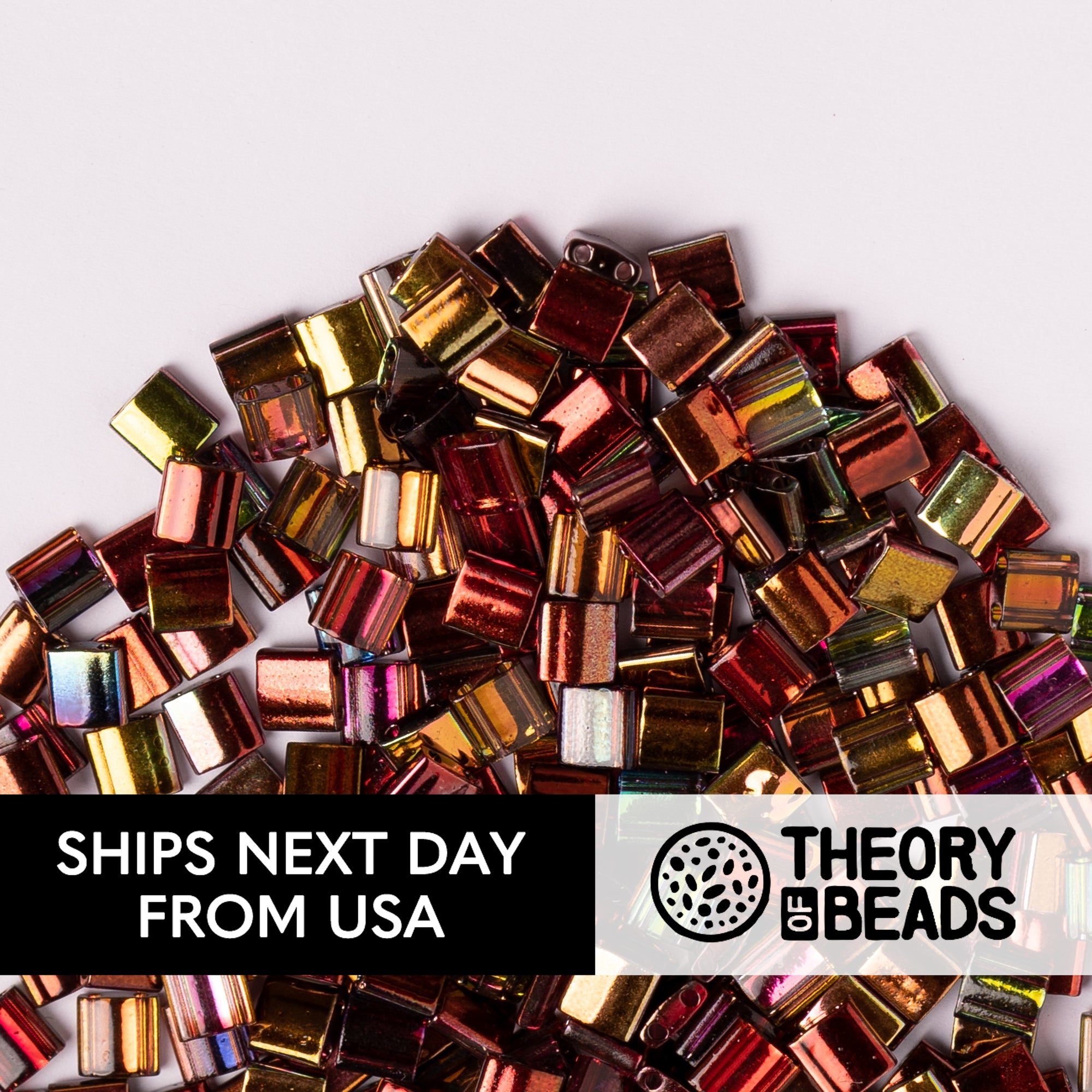 Rainbow Magic Wine Whole Miyuki Tila Beads