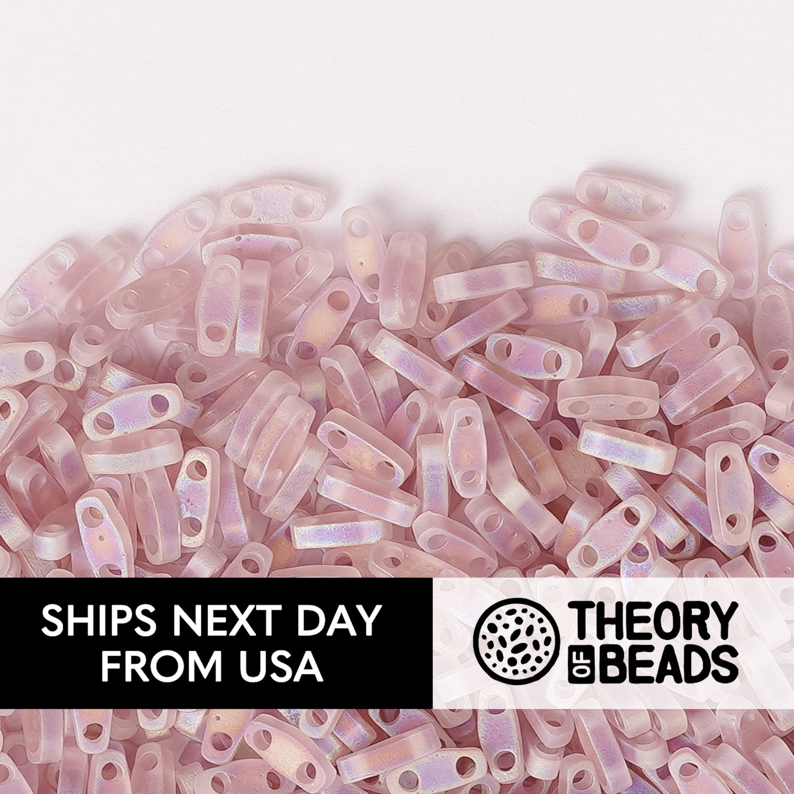 Meteorites Smoky Amethyst Quarter Miyuki Tila Beads